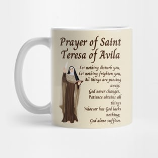Prayer of Saint Teresa of Avila Mug